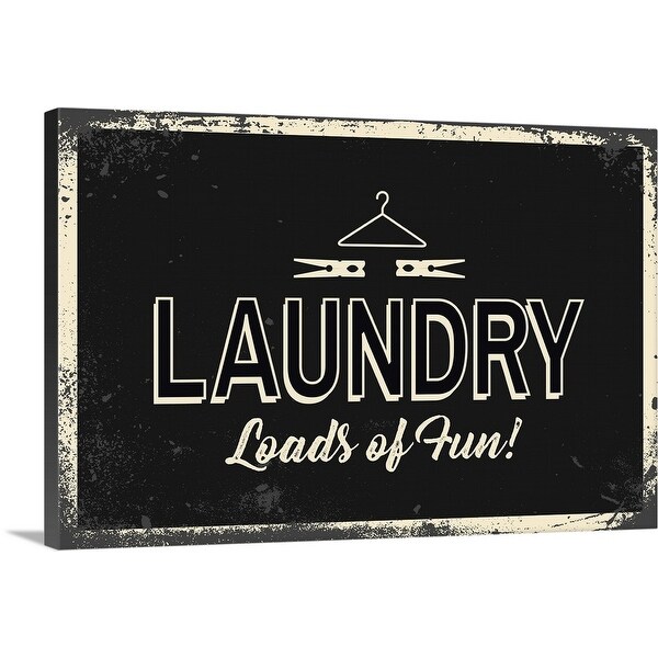 Shop Laundry Stretched Canvas Wall Art - Free Shipping On Orders Over